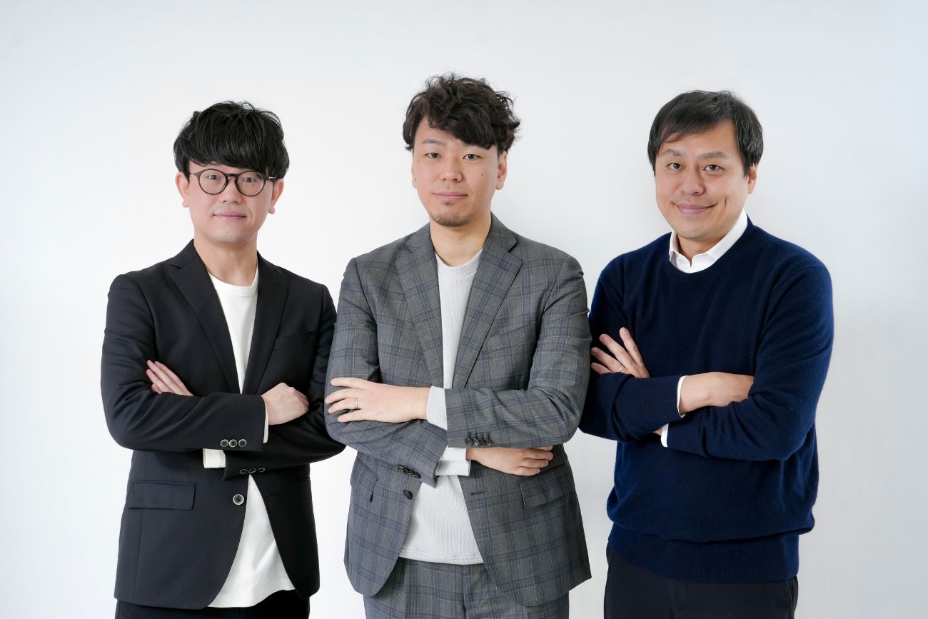 DigKnow株式会社創業メンバー：左から、桑原脩氏（CTO）、伊藤悠一氏（CEO）、川井郷史氏（COO／CFO）