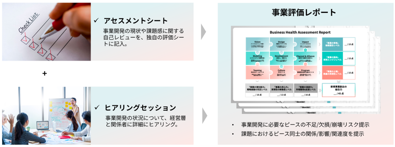 アセスメントプログラムの提供イメージ