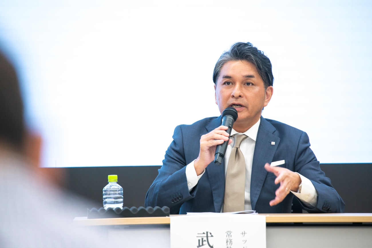サッポロビール株式会社 常務執行役員 武内亮人氏